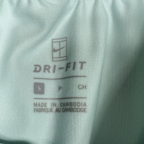Nike Court Dry Flouncy Tennis Skort Skirt Aqua Green Women’s Small 939318-336 - Picture 10 of 13